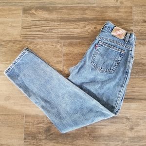 Vintage Levi's 550 Relaxed Tapered Jeans Sz 26/27